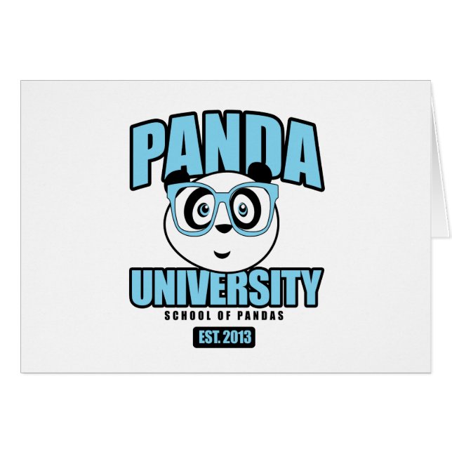 Panda University - Blue (Vorderseite (Horizontal))