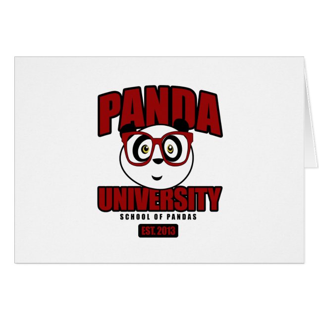Panda University - Red (Vorderseite (Horizontal))