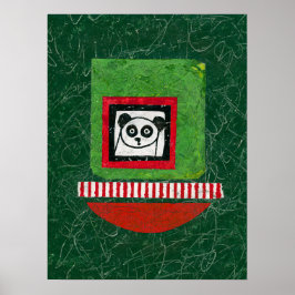 Panda Unvorbereitet Poster Wall Art