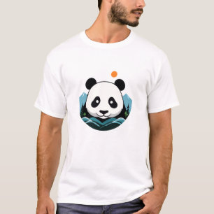 Panda Vector Art Animal Modern Urban City Grafik T-Shirt