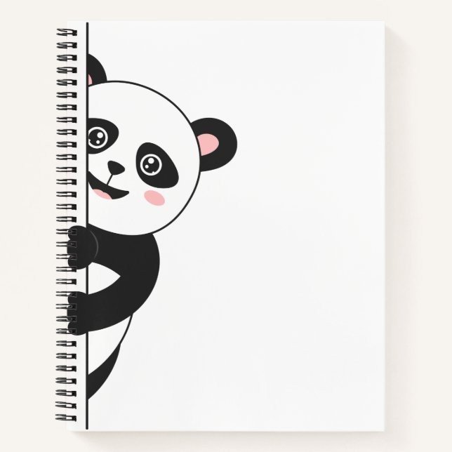 Panda verbergen notizbuch (Vorderseite)