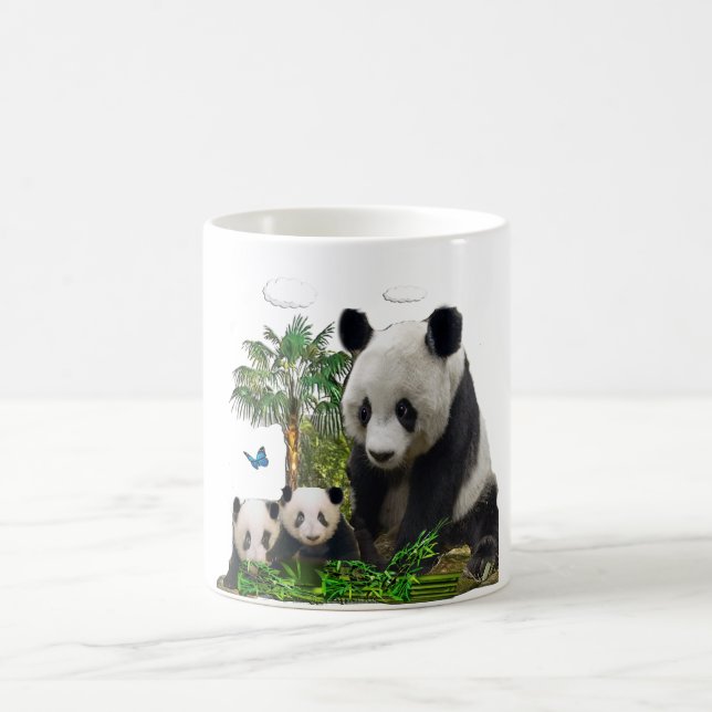 Panda Verwandlungstasse (Mittel)