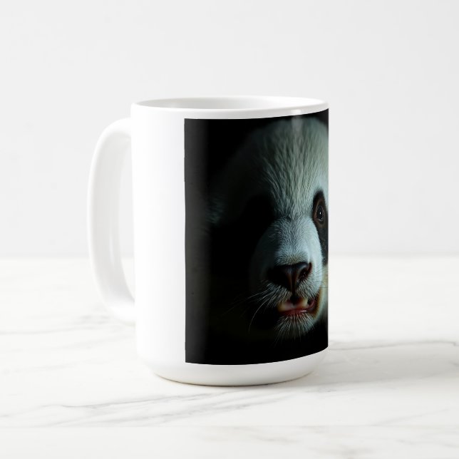 Panda Vibes Kaffeetasse (Vorderseite Links)