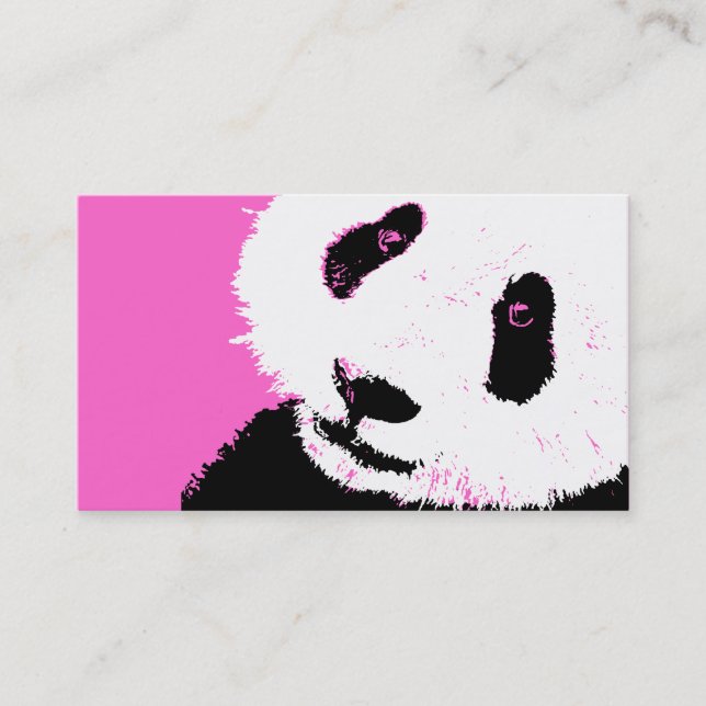 Panda Visitenkarte (Vorderseite)
