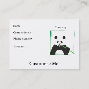 Panda - Visitenkarten Visitenkarte