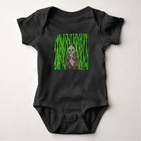 Panda (vivid) - Baby Bodysuit