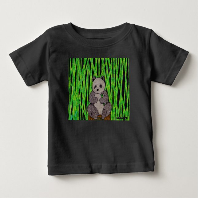 Panda (vivid) - Baby T - Shirt (Vorderseite)