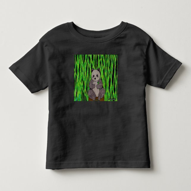 Panda (vivid) - Kleinkind T - Shirt (Vorderseite)