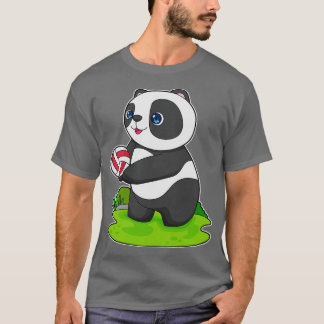 Panda Volleyballspieler Volleyball T-Shirt