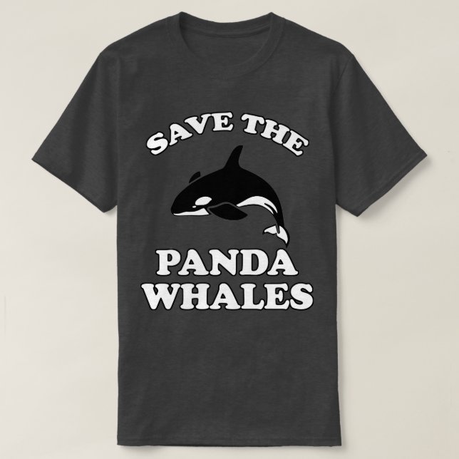 Panda-Wale 1 gerettet T-Shirt (Design vorne)