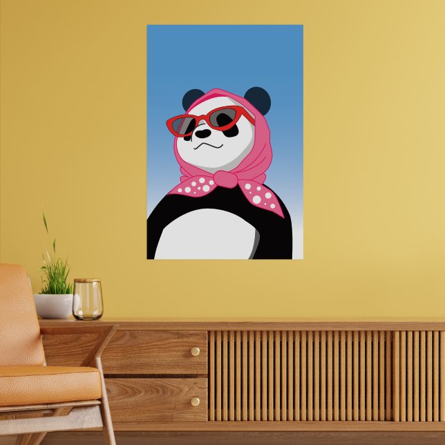 Panda-Wandkunst Poster (Wohnzimmer 2)