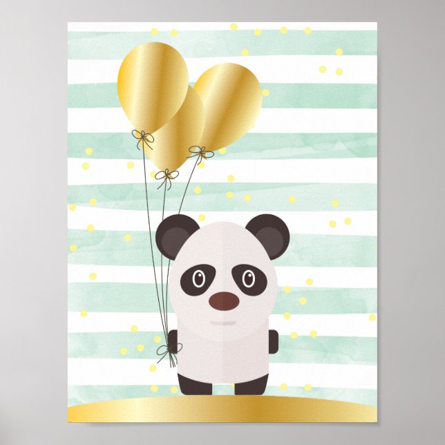 Panda-Wandkunst Poster (Vorne)