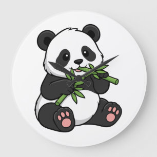 Panda Wanduhr – Liebenswertes Design und Dekoratio