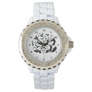 Panda Watch Gift Happy Family - Umarmung Armbanduhr