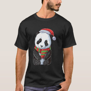 Panda Weihnachtsbär T-Shirt