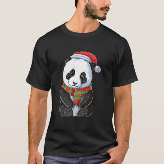 Panda Weihnachtsbär T-Shirt