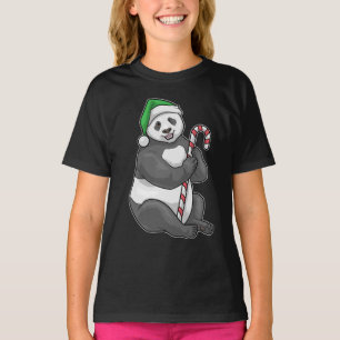 Panda Weihnachtskandy T-Shirt