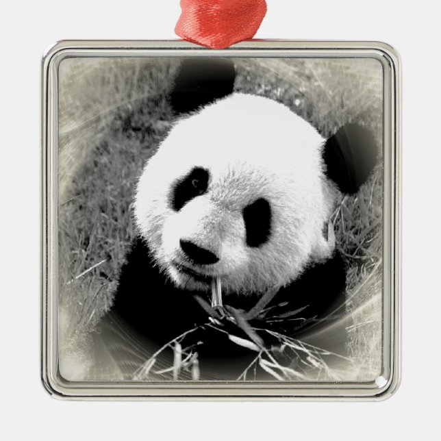 Panda Weihnachtsschmuck (Vorne)