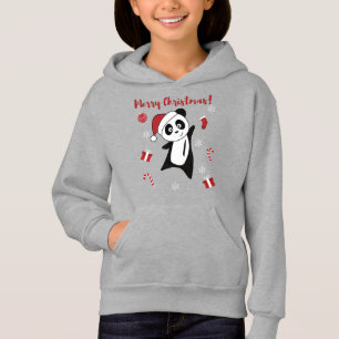 Panda Weihnachtsschnee Wintertiere Pandas Hoodie
