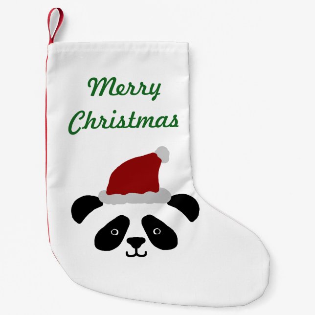 Panda-WeihnachtsStrumpf Kleiner Weihnachtsstrumpf (Vorderseite)