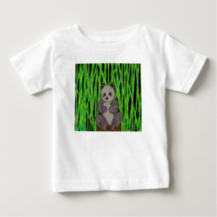 Panda (weiß) - Baby T - Shirt