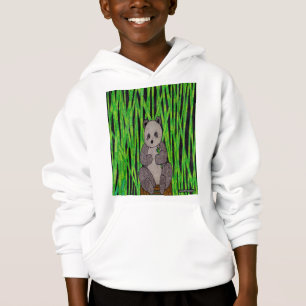 Panda (weiß) - Jungen Hoodie