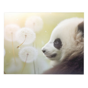 Panda Wild Animal Tranquil Friedlich Notizblock