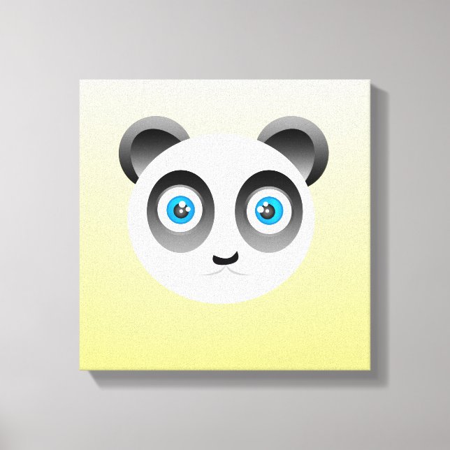 Panda Wrapped Canvas Leinwanddruck (Vorderseite)