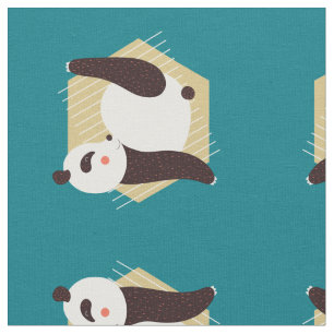 Panda-Yoga Stoff