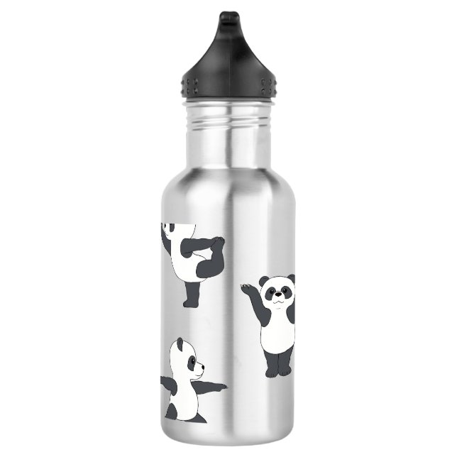 Panda-Yoga-Wasserflasche Edelstahlflasche (Rechts)