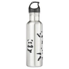 Panda Yoga Water Bottle Edelstahlflasche