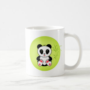 Panda, Zeichentrick, Kinder Tasse