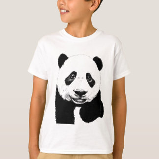 Panda zeichnend T-Shirt