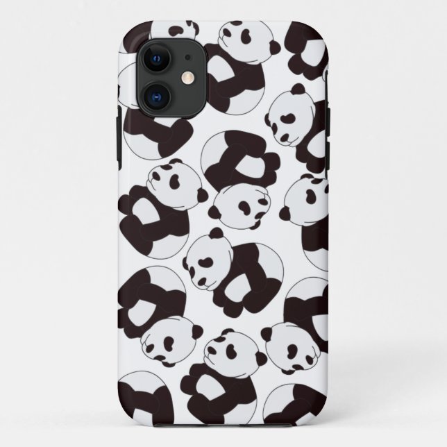 Panda-Zeit! Fall Case-Mate iPhone Hülle (Rückseite)