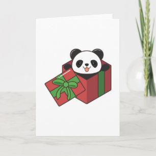 Panda zum Geburtstag als Geschenk Karte