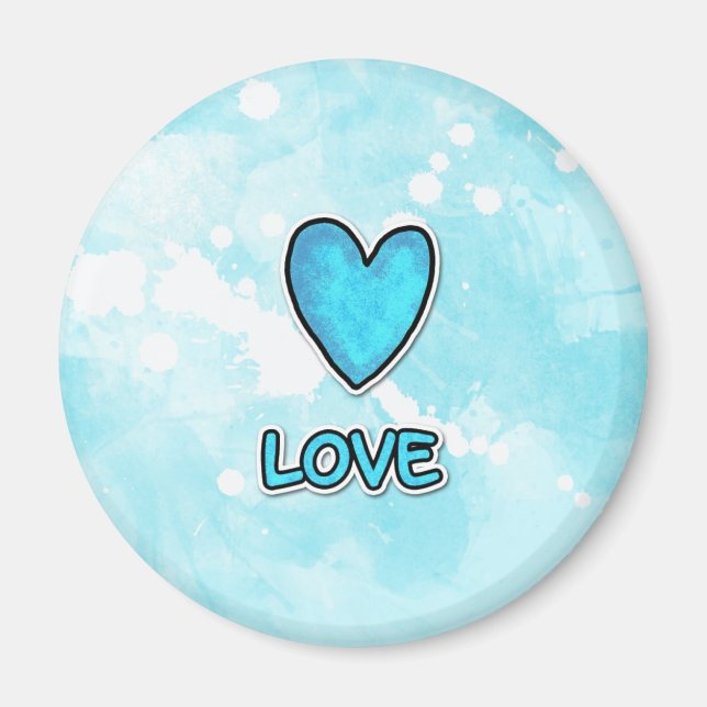 Panda zur Liebe des Friedens Magnet (Vorne)