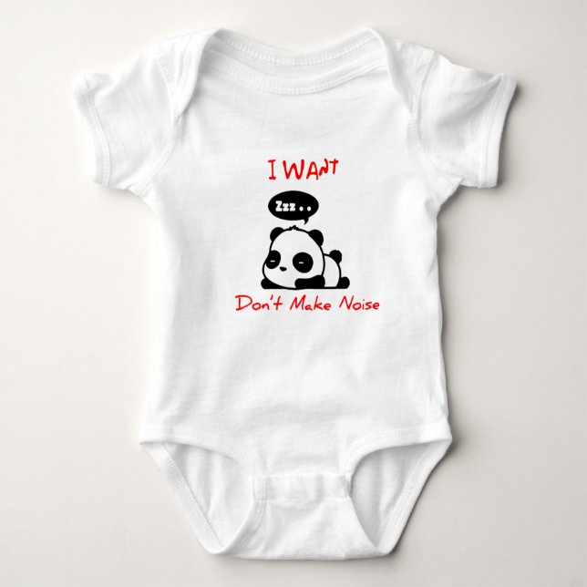 Pandababy Baby Strampler (Vorderseite)