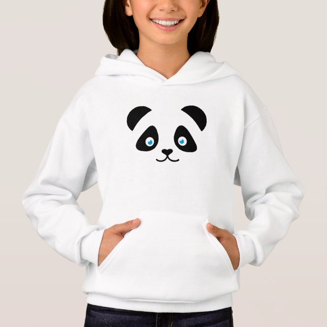 Pandabärngesicht Hoodie (Vorderseite)