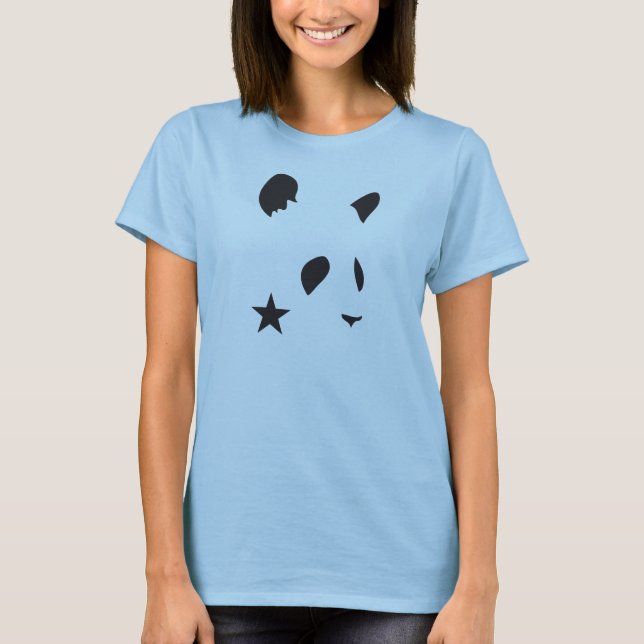 pandablack T-Shirt (Vorderseite)