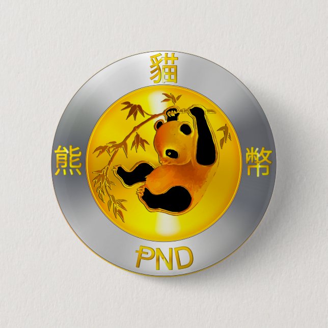 Pandacoin SWAG Button (Vorderseite)