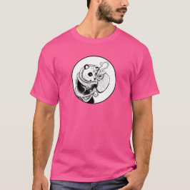 Pandacorn und Oktopus miteinander verflochten T-Shirt