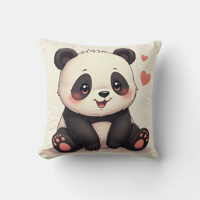 Pandacuty Pillow Kissen (Vorderseite)