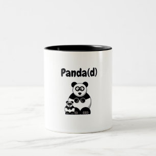 Pandad Panda Vater Funny Vatertag Geschenk Ideen Zweifarbige Tasse