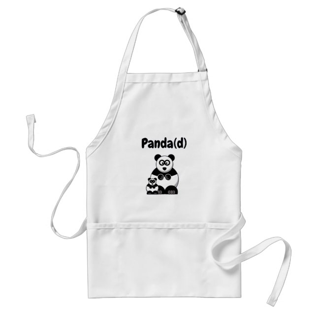 Pandad Panda Vater Funny Vatertag Geschenkideen Schürze (Vorne)