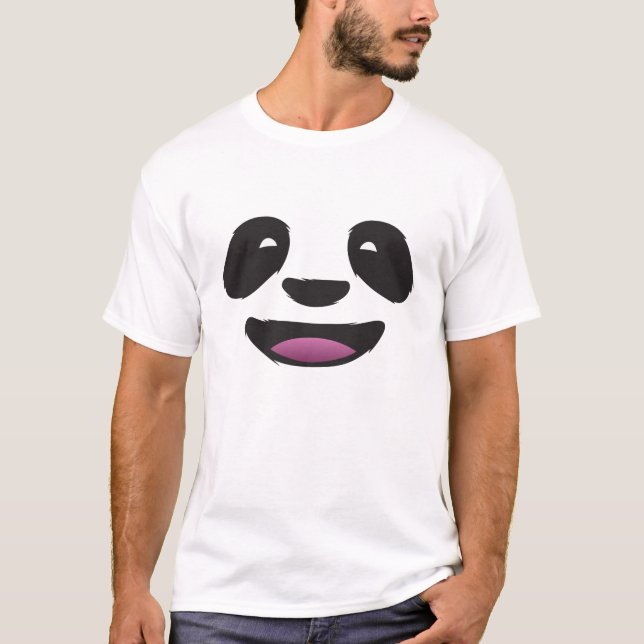 Pandagesicht T-Shirt (Vorderseite)
