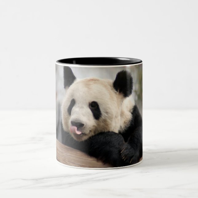 PandaM021 Zweifarbige Tasse (Mittel)