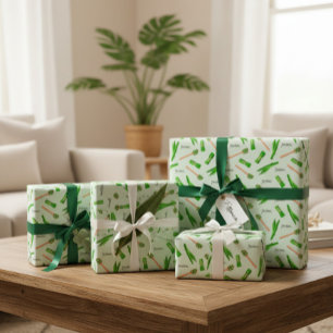 Pandan-Blatt-Muster-Geschenkpapier Geschenkpapier