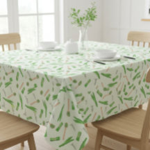 Pandan-Blatt-Muster-Tischdecke | Tropische Küche