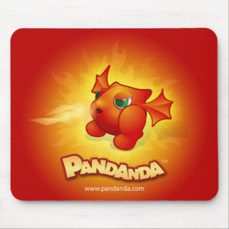 Pandanda brennender Drache Mousepad