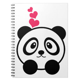 Pandanotizbuch Notizblock